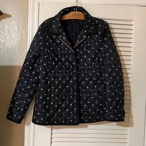 Talbot spring and fall padded jacket. navy knife. medium size